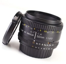 Nikon 50mm F1.8 D AF Autofocus Prime Nikkor Lens Refurbished +12Month Guarantee.