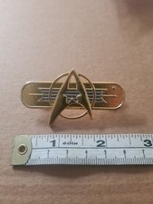 Star Trek Federation Metal Pin Badge New