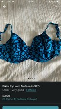 Fantasie 32G Bikini Top