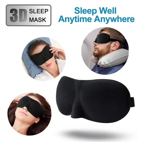 Contoured sleeping eye - 3d,