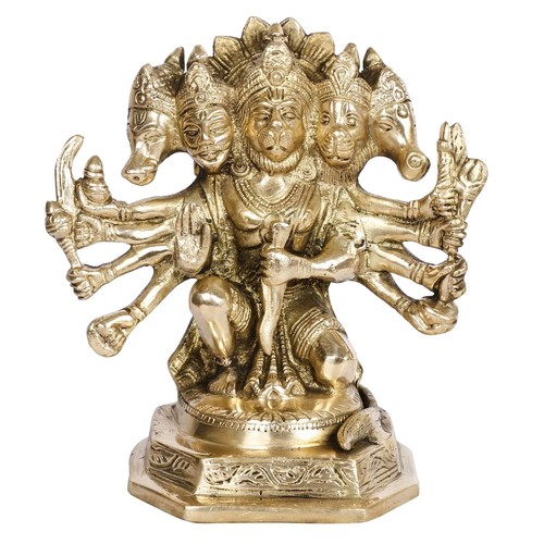 Brass panchmukhi - brass, (five