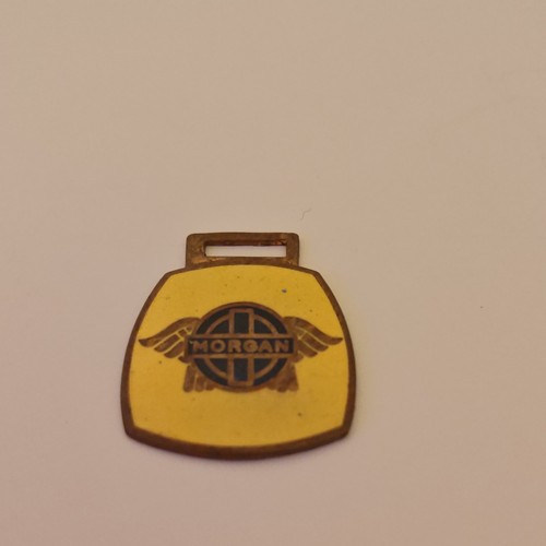 Morgan vintage enamel logo - enamel, fob
