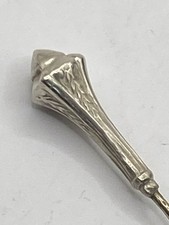 SILVER ART DECO HAT PIN   (A566)