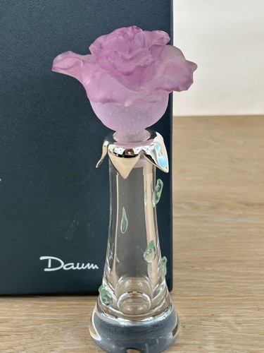 Daum crystal perfume bottle - crystal,