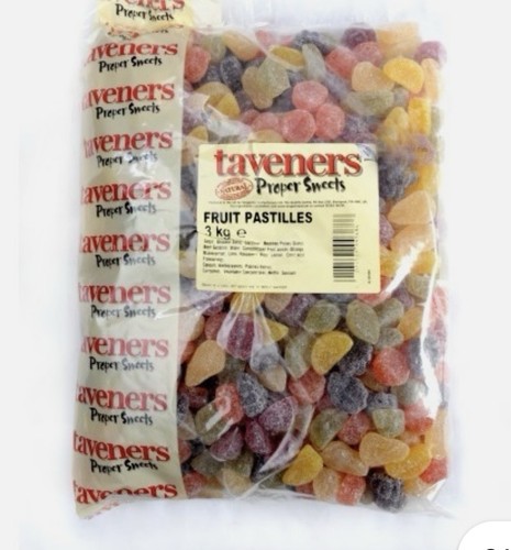 Taveners fruit pastilles 3kg - pastilles,