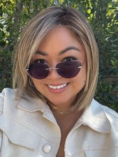 Belle Tress Zaragoza wig, macadamia latte. Heat Friendly. VVGC