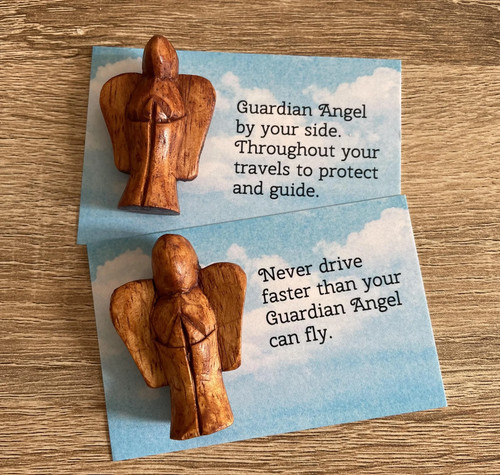 Wooden guardian angel - guardian,