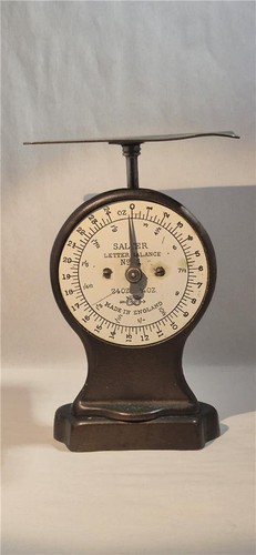 Vintage salter 11 - no.11, letter
