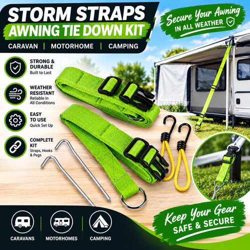 Heavy duty awning - heavy, tie