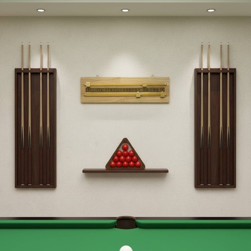 Wooden billiard scoreboard - billiard,