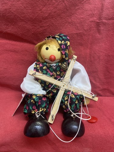 Clown marionette puppet - clown,