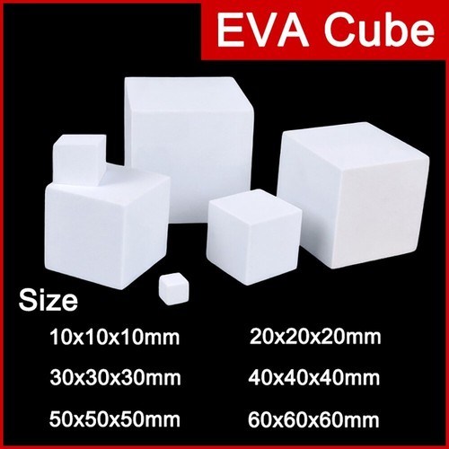 White eva foam brick cube - eva,