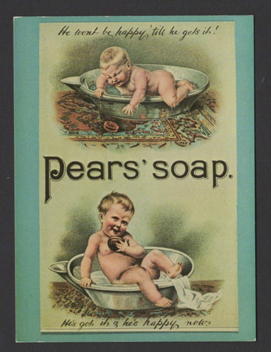 Pear soap advertising athena - soap,