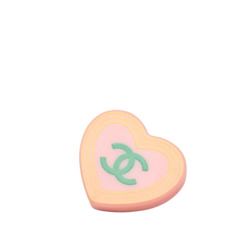 Chanel cocomark heart brooch - cocomark,