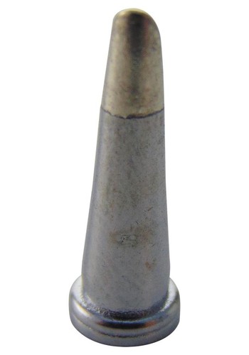 Tip round spade 4mm - tip,, 2.4mm
