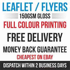 5000 A6 A5 A4 Flyers Leaflets Printed Full Colour Flyer Leaflet Printing ~ £0.99