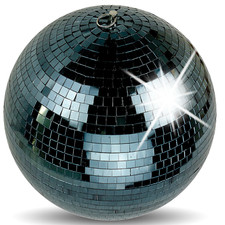 Broken Black Mirror Dance Disco Party DJ Ball Decor 300mm 12" Mirrorball Graded
