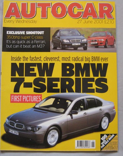 Autocar magazine june 2001 - autocar, 27