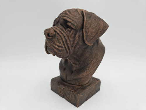 English mastiff bust - english,