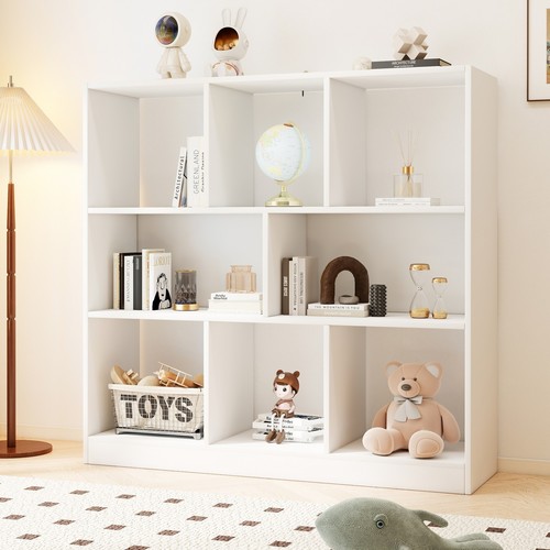 Cubes wooden bookcase - bookcase, shelf
