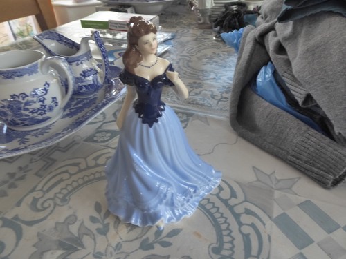 Royal worcester lady - royal, happy