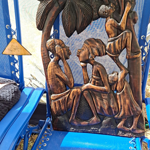Hand carved wooden - carved, african