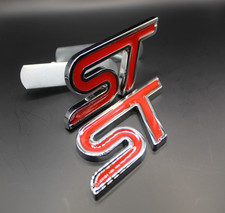 Red Chrome Silver Front Grille