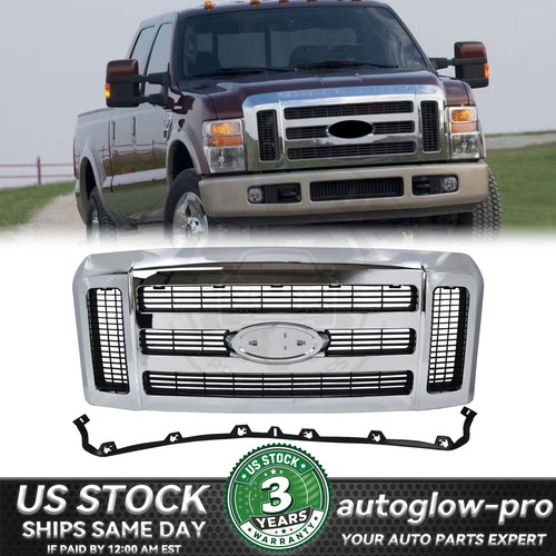 Front upper grille chrome for - front,