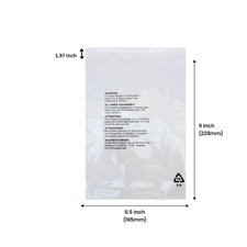 NO HOLES CLEAR MAILING WARNING