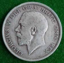 George V 1918 Half Crown 925
