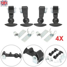 4x Rubber Bonnet Fastener