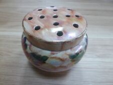 Vintage J Fryer Ltd Oldcourt Ware Hand Painted Ceramic Lustre Rose Bowl