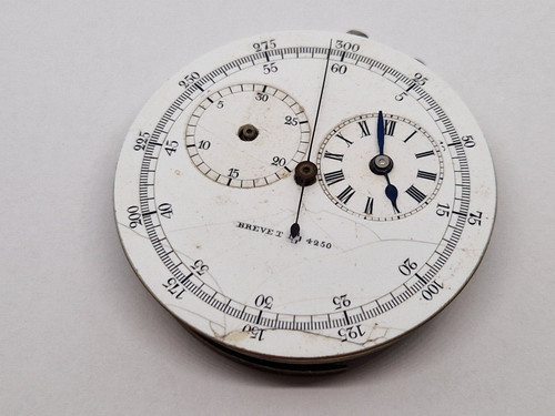 Chronometer double time pocket - double,