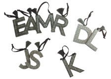 Next Christmas Wooden Painted Patterned Letter Decoration QE/074