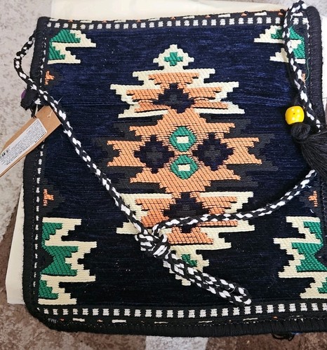 Kilim messenger festival bag - festival,