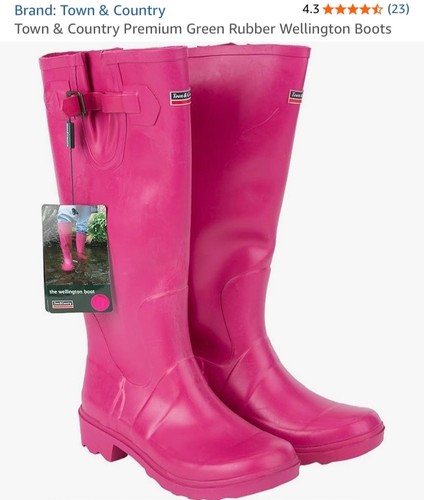 Town and country wellies size - country,