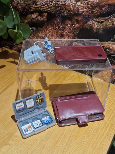 Nintendo dsi burgundy wine - xl,