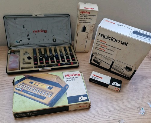 Vintage rotring lot rapidomat - rotring,