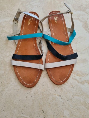Boden leather multi stripe - leather,