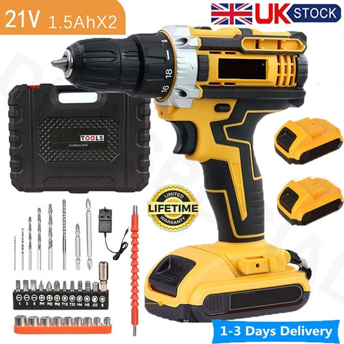 Battery 21v cordless drill - 2,