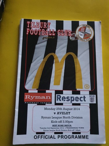 Tilbury aveley 2nd - tilbury, fc