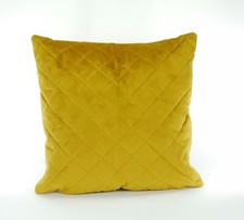 Diamond Quilted Velvet Cushion