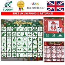 48pcs christmas stencil - christmas,