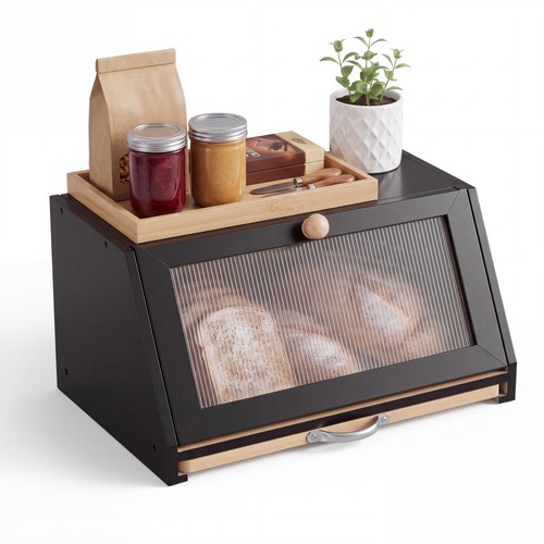 New bamboo bread - bread, bin
