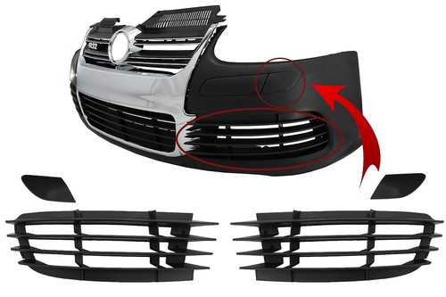 Bumper parts grills - bumper,