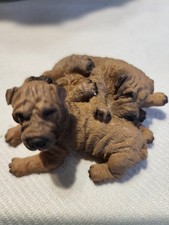 Shar pei puppies resin - shar,