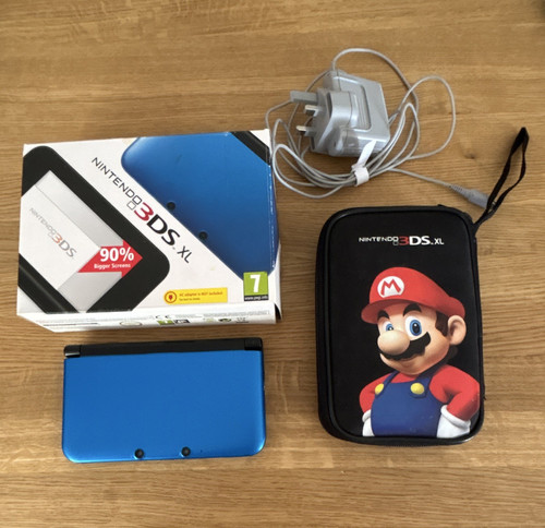 Nintendo 3ds blue black - 3ds, blue/black