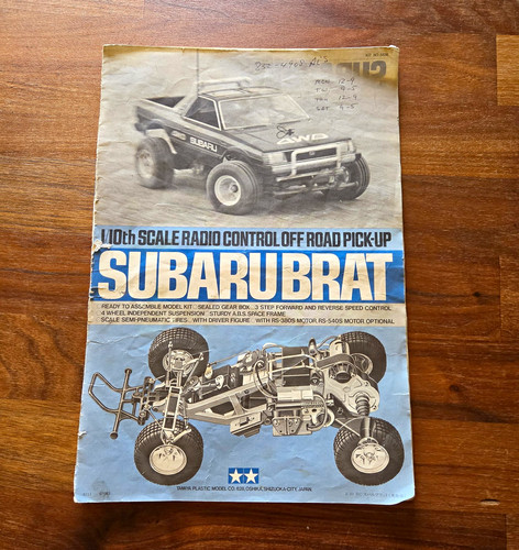 Tamiya subaru brat 5838 - brat,