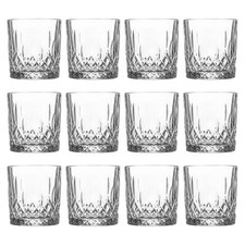 12x LAV Odin Whiskey Glasses Glass Scotch Rum Drinking Tumblers Set 330ml