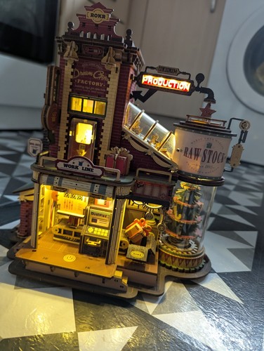 Wooden christmas factory - wooden,